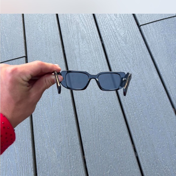 Prada Men's Black Square Sunglasses - Picture 2 of 4